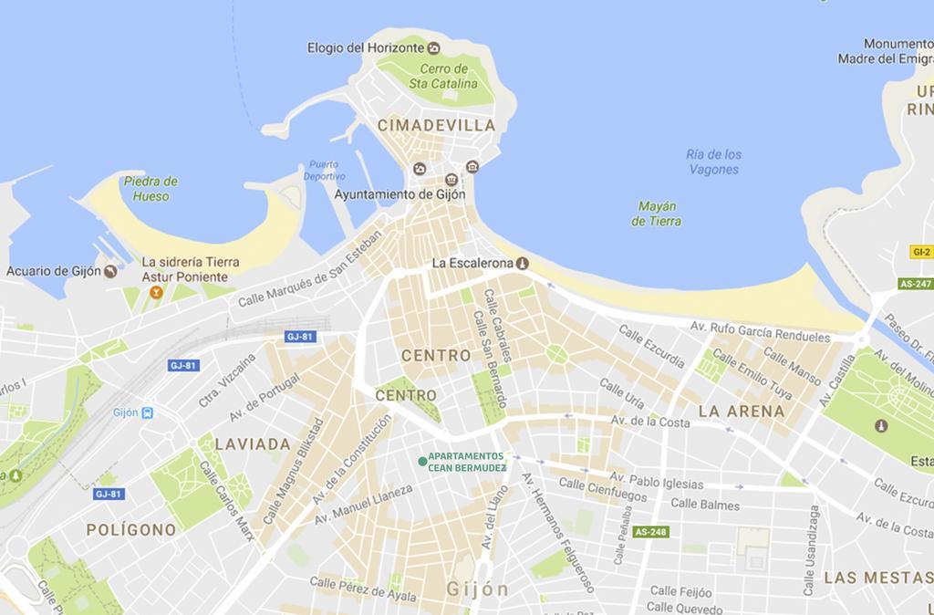 Apartamentos Cean Bermudez Gijón Extérieur photo
